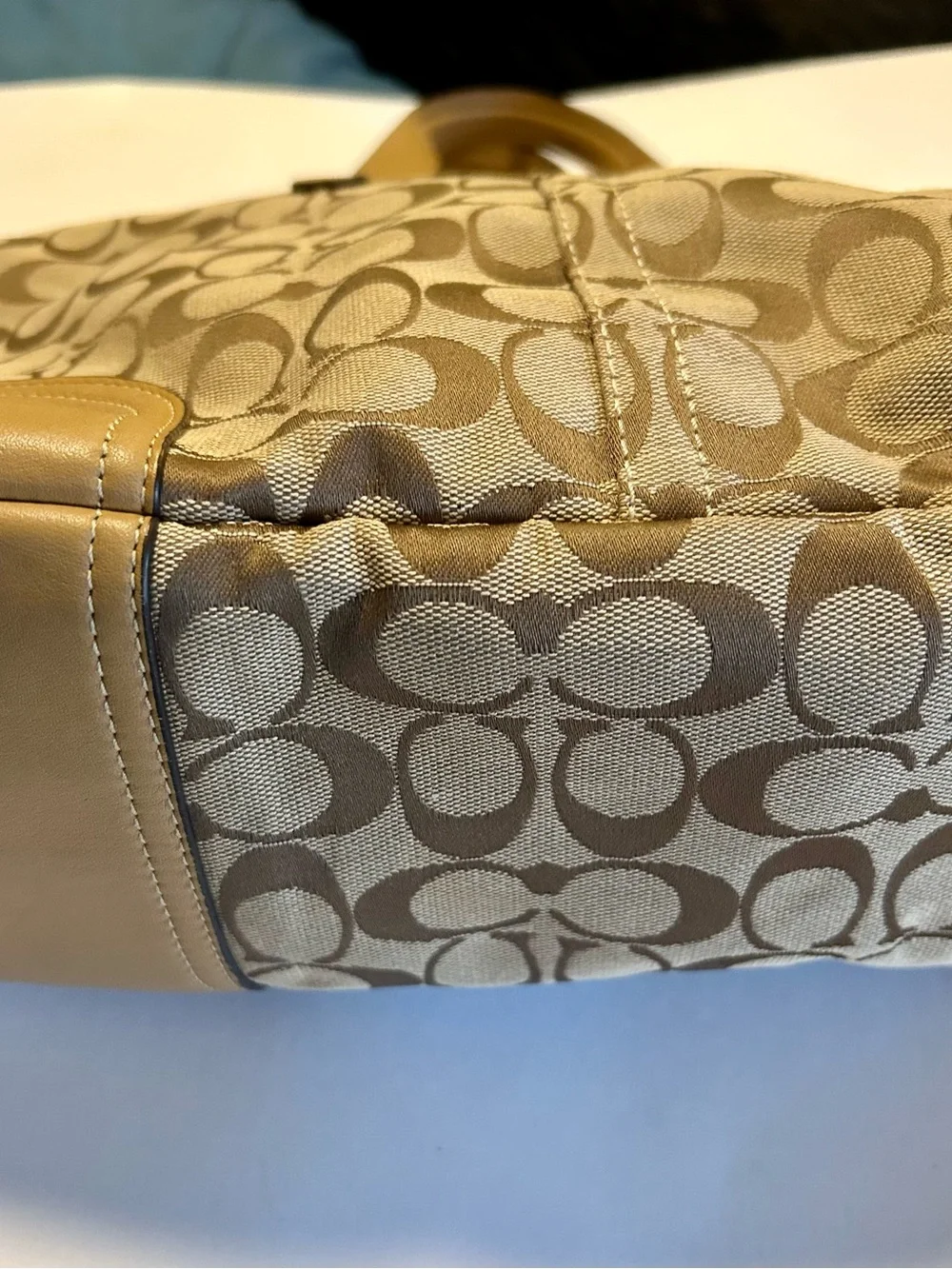 Vintage Coach Soho Signature Buckle Tote Bag-F13841 Y2K
